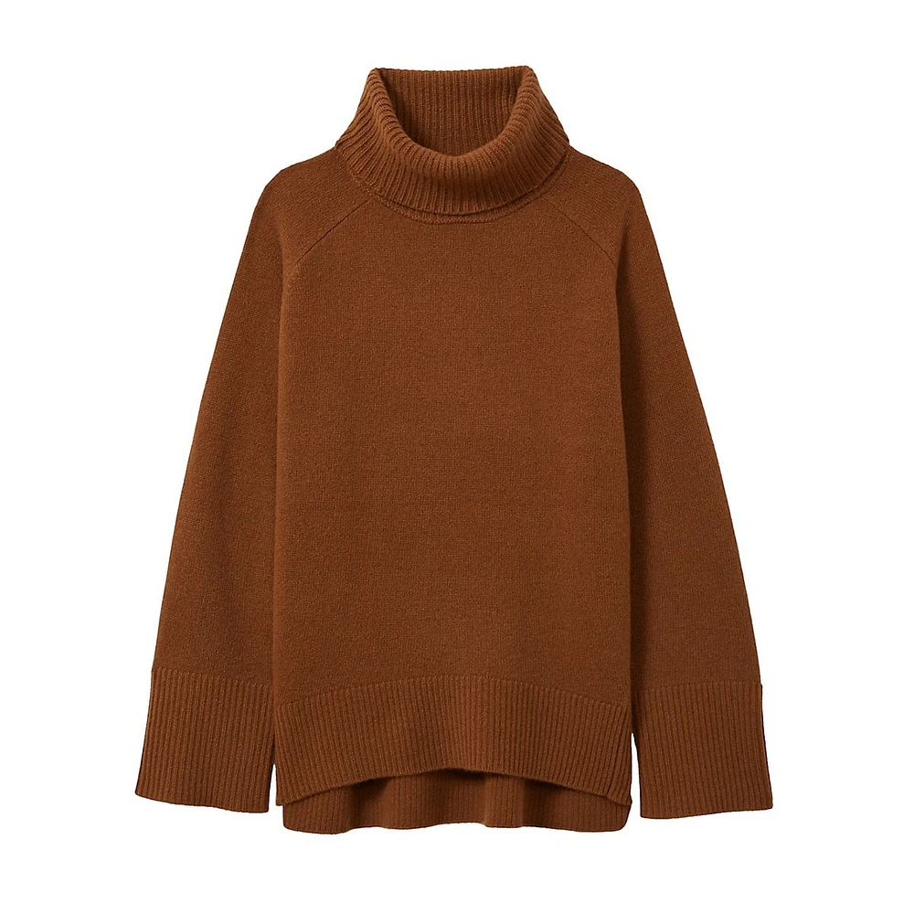 Eliza Wool & Cashmere Turtleneck Sweater