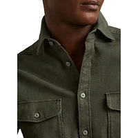 Caparzo Stretch-Cotton Canvas Overshirt