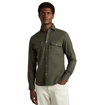 Caparzo Stretch-Cotton Canvas Overshirt