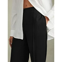 Tansey Wide-Leg Fluid Dress Pants