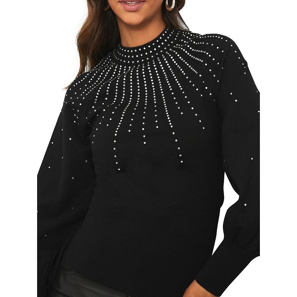 Starburst Embellished Sweater