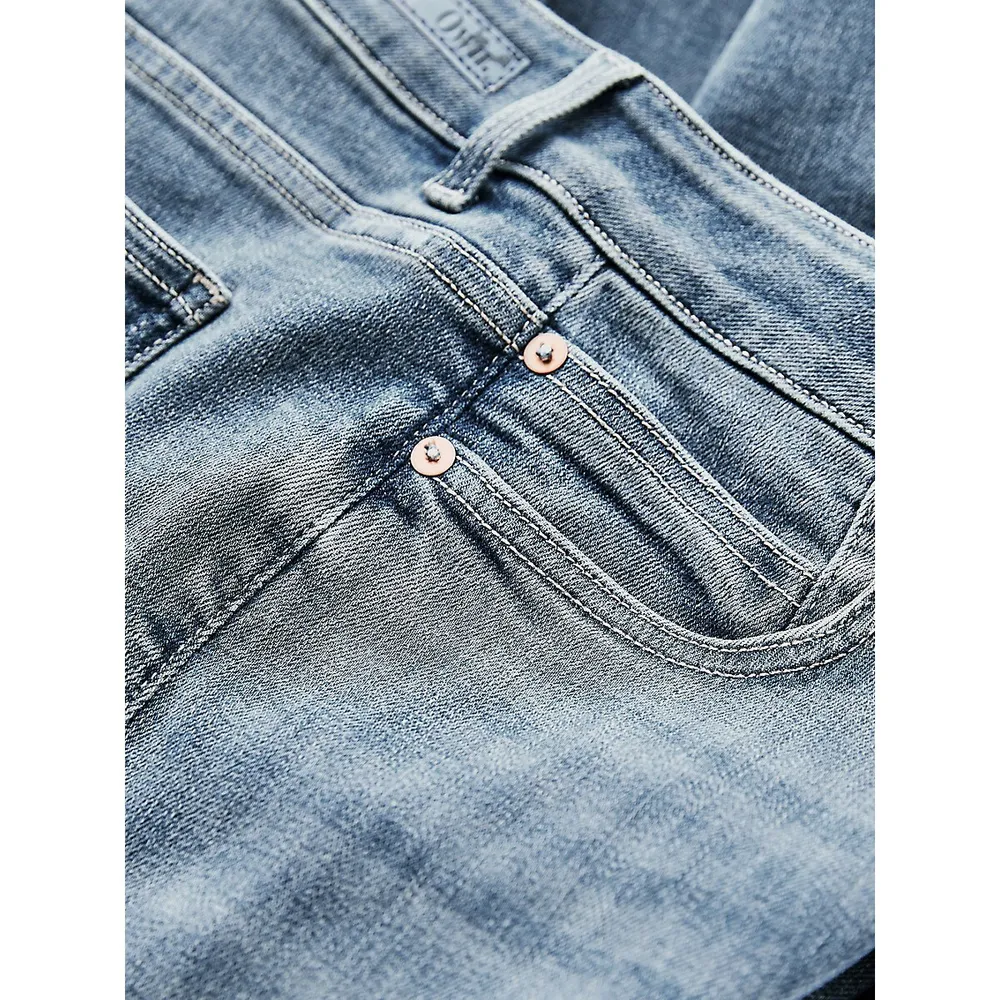 NWT 1826 jeans Gorgeous Back Pocket Designs Cotton Stretch CAPRI Pants Size  16