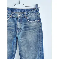 Relaxed-Fit Twisted Seam Mom Jeans