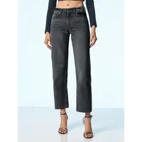 Relaxed-Fit Twisted Seam Mom Jeans