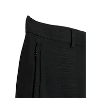 Textured Zip-Pocket Pants