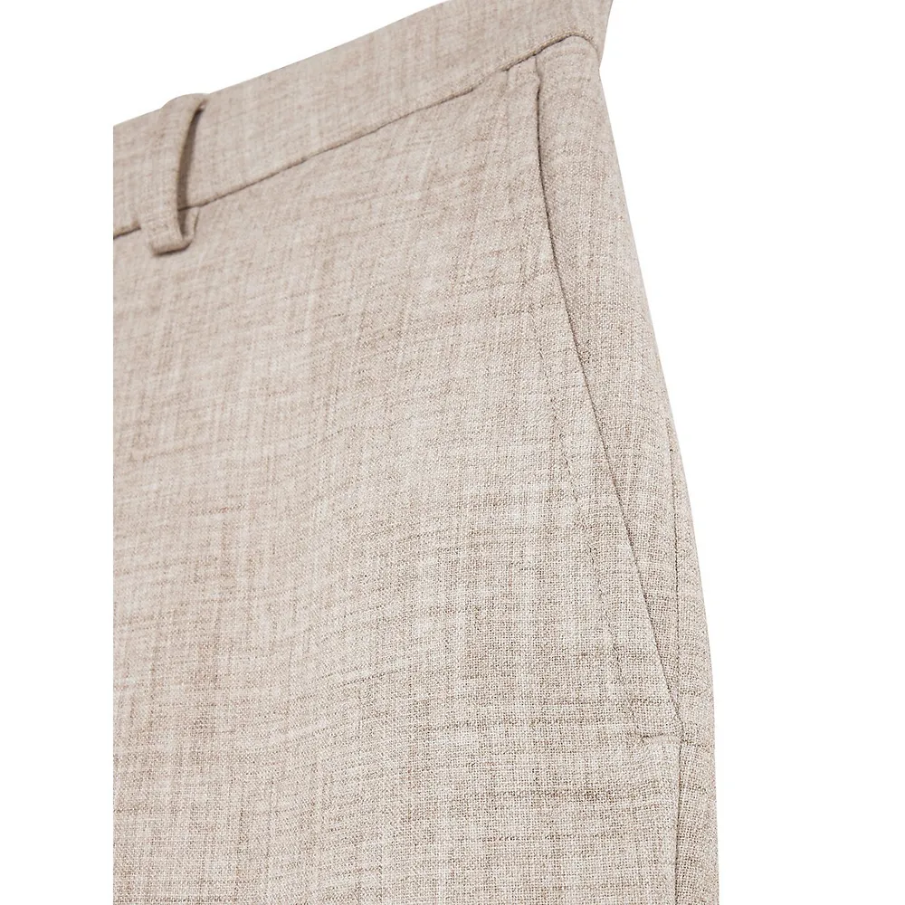 Textured Ponte Pants