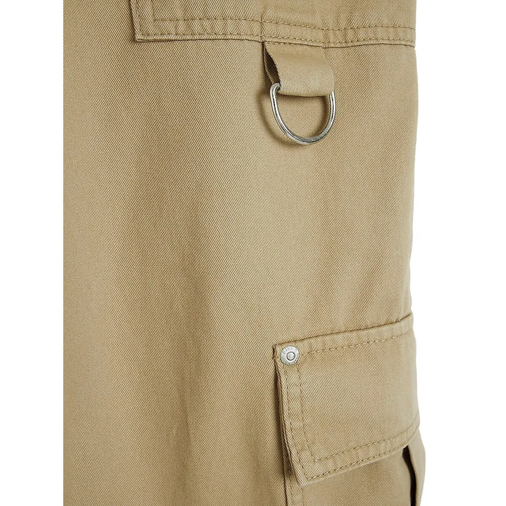 Zip-Cuff Cargo Jogger Pants