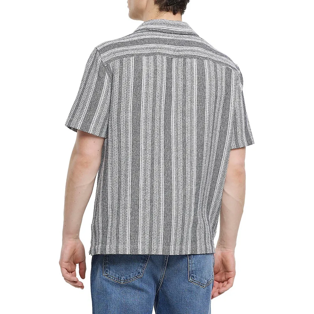 Revere Woven Stripe Shirt