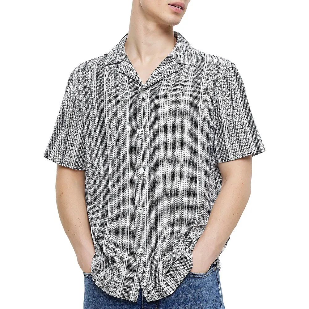 Revere Woven Stripe Shirt