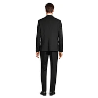 Tailored-Fit Wool-Mohair 2-Button Suit