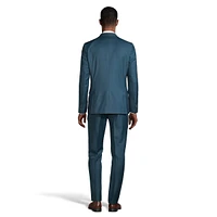 Tailored-Fit 2-Piece Wool Suit