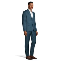 Tailored-Fit 2-Piece Wool Suit