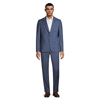 Tailored-Fit Stretch-Cotton Suit