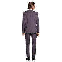 Tailored-Fit 2-Piece Stretch-Cotton Suit