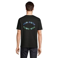 Happy Oval-Print T-Shirt