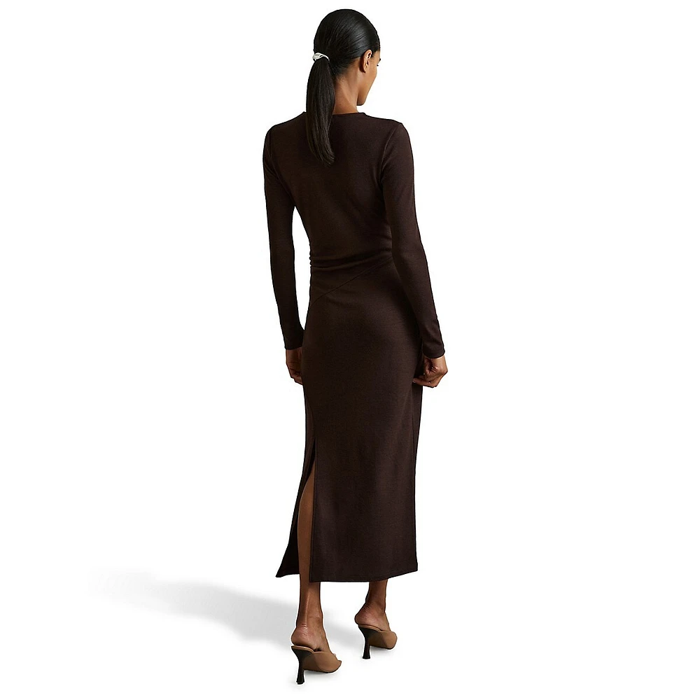 Sloane Wool Jersey Midi Dress