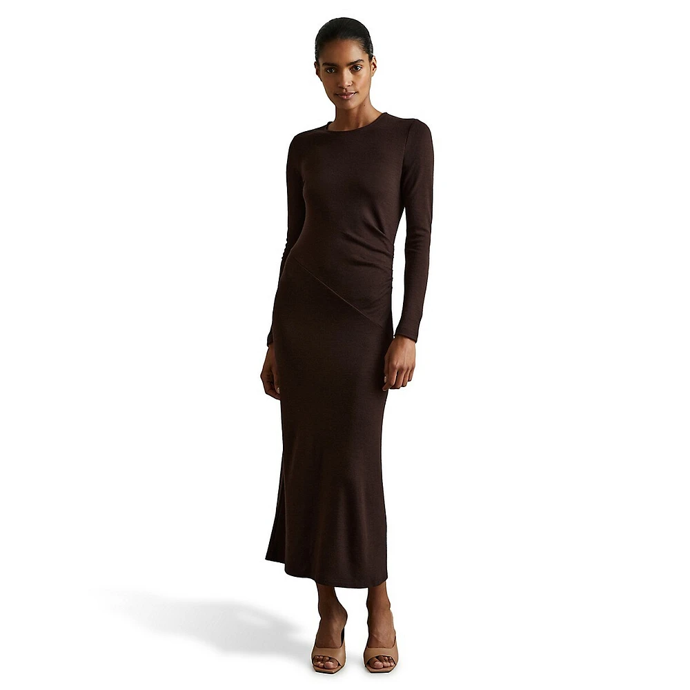 Sloane Wool Jersey Midi Dress