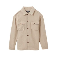 Compton Wool-Blend Herringbone-Twill Overshirt