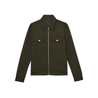 Medina Interlock-Jersey Zipped Overshirt