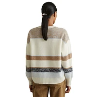 Willow Subtle Stripe Wool & Cashmere Sweater