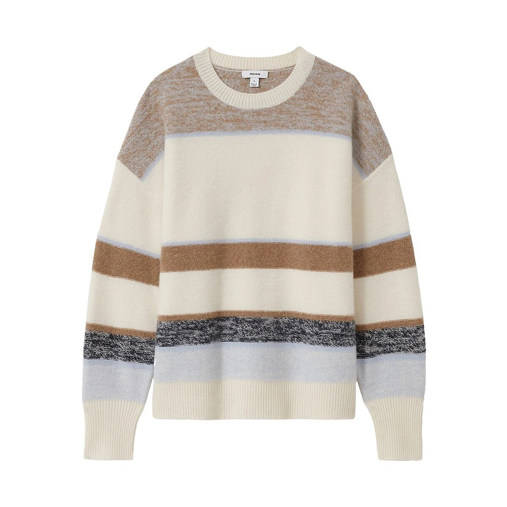 Willow Subtle Stripe Wool & Cashmere Sweater