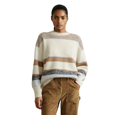 Willow Subtle Stripe Wool & Cashmere Sweater