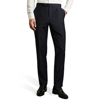 Pantalon habillé slim Hatch en laine mélangée