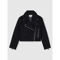 Arlow Wool-Blend Biker Jacket