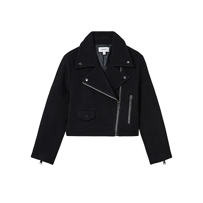 Arlow Wool-Blend Biker Jacket