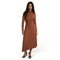 Casey Draped Jersey Midi Dress