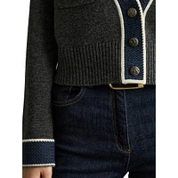 Cardigan en cachemire et laine Eloise