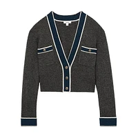 Cardigan en cachemire et laine Eloise