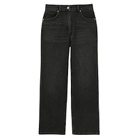 Selin Mid-Rise Straight-Leg Jeans