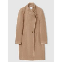 Maude Wool-Blend Mid-Length Coat