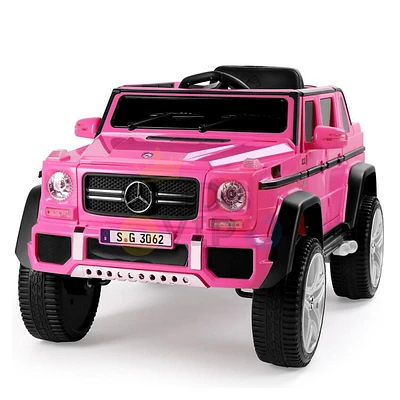 Officially Licensed & Certified Mercedes Benz Maybach G650 12v 1-seater Toddlers' & Kids' Ride-on Car W/ 4wd, Rubber Wheels, Leather Seat, Storage, Mp3, Sd, Usb, Parent Rc
