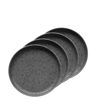 Uno Terra Stoneware Plates, Set Of 4