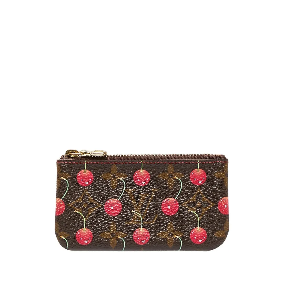 Louis Vuitton Pre-loved Monogram Cherry Pochette Cles