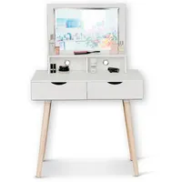 Vogue Makeup Vanity Dressing Table With Removable Mirror