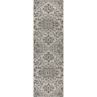 Estrella Bohemian Medallion Textured Weave Indoor/outdoor Area Rug