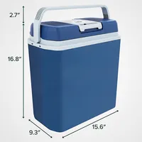 Electric Portable Cooler & Warmer Thermoelectric Fridge For Vehicles Cooler 24l