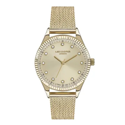 Ladies Lc07311.110 3 Hand Yellow Gold Watch With A Yellow Gold Mesh Band And A Yellow Gold Dial