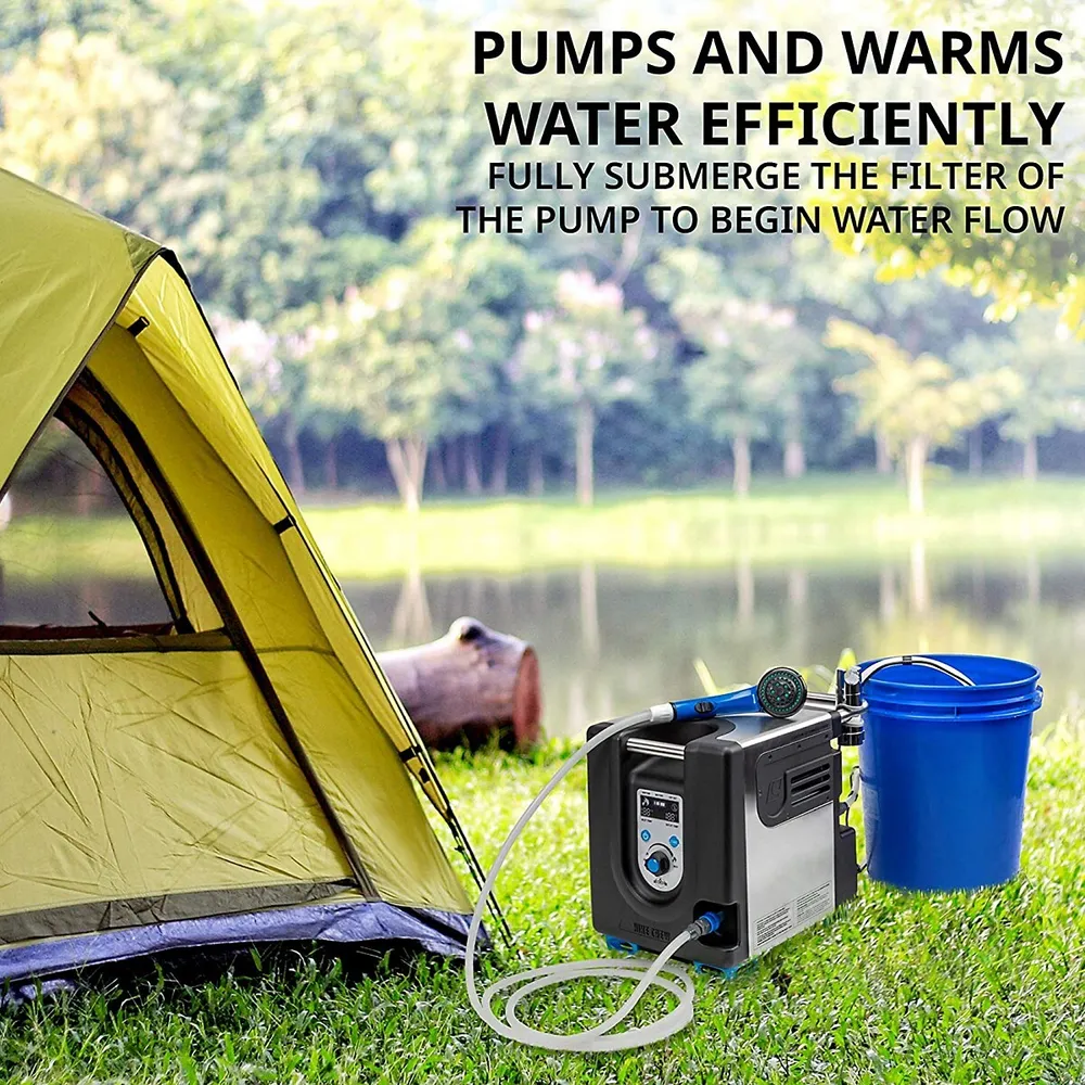 Hike Crew Portable Propane Water Heater u0026 Shower Pump W/built-in Battery |  Coquitlam Centre