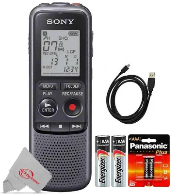 Icd-px240 Mono 4gb Digital Voice Recorder + 2 Aaa Batteries