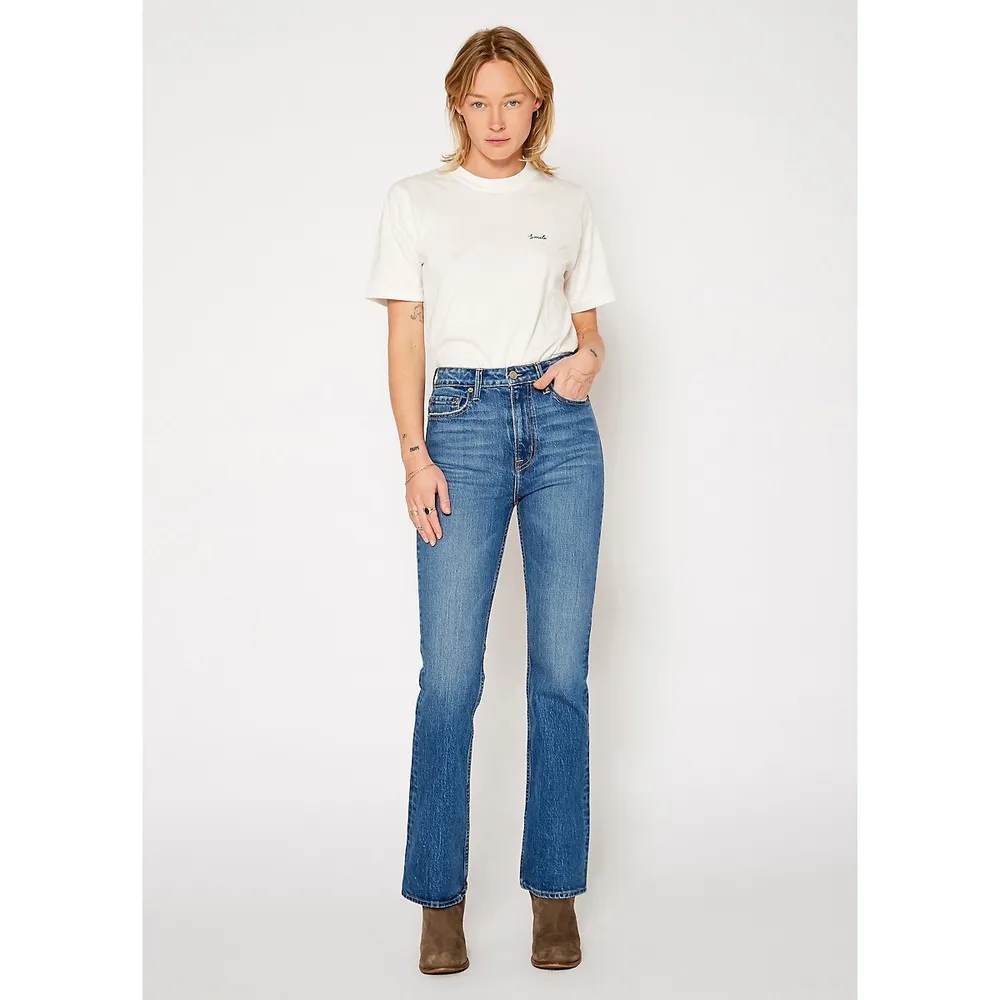 Noend Denim Celine High Rise Bootcut Jeans Cripple Creek