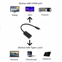 Usb C To Hdmi Adapter, Type C To 4k Hdmi Adapter For Home Office [thunderbolt 3], Compatible With Macbook Pro, Macbook Air, Pixelbook, Surface Pro, Pad Pro, Pad Air, Galaxy S10 S9+ And More