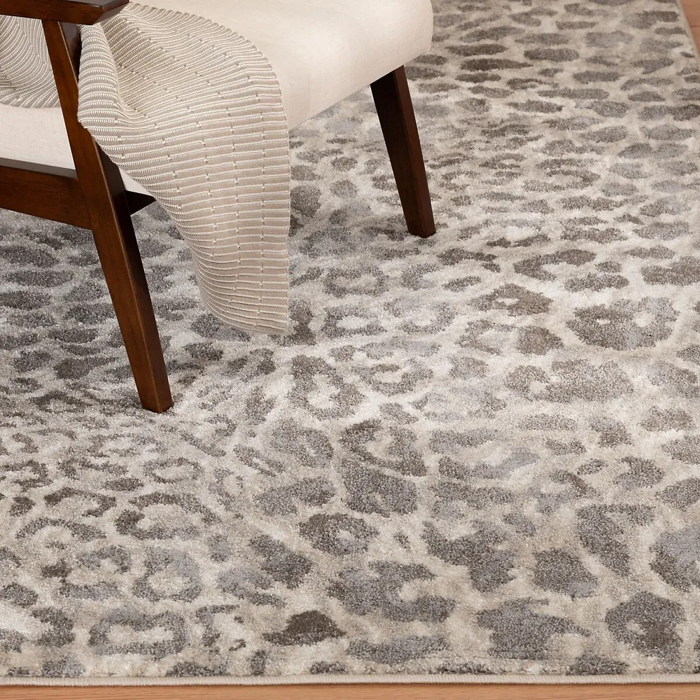 Textured-weave Wool-blend Rug