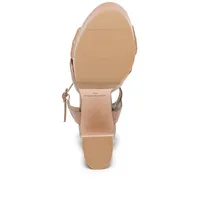 Veronika Leather Platform Sandal