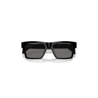 Versace VE4445 54 Grey & Transparent Red Sunglasses