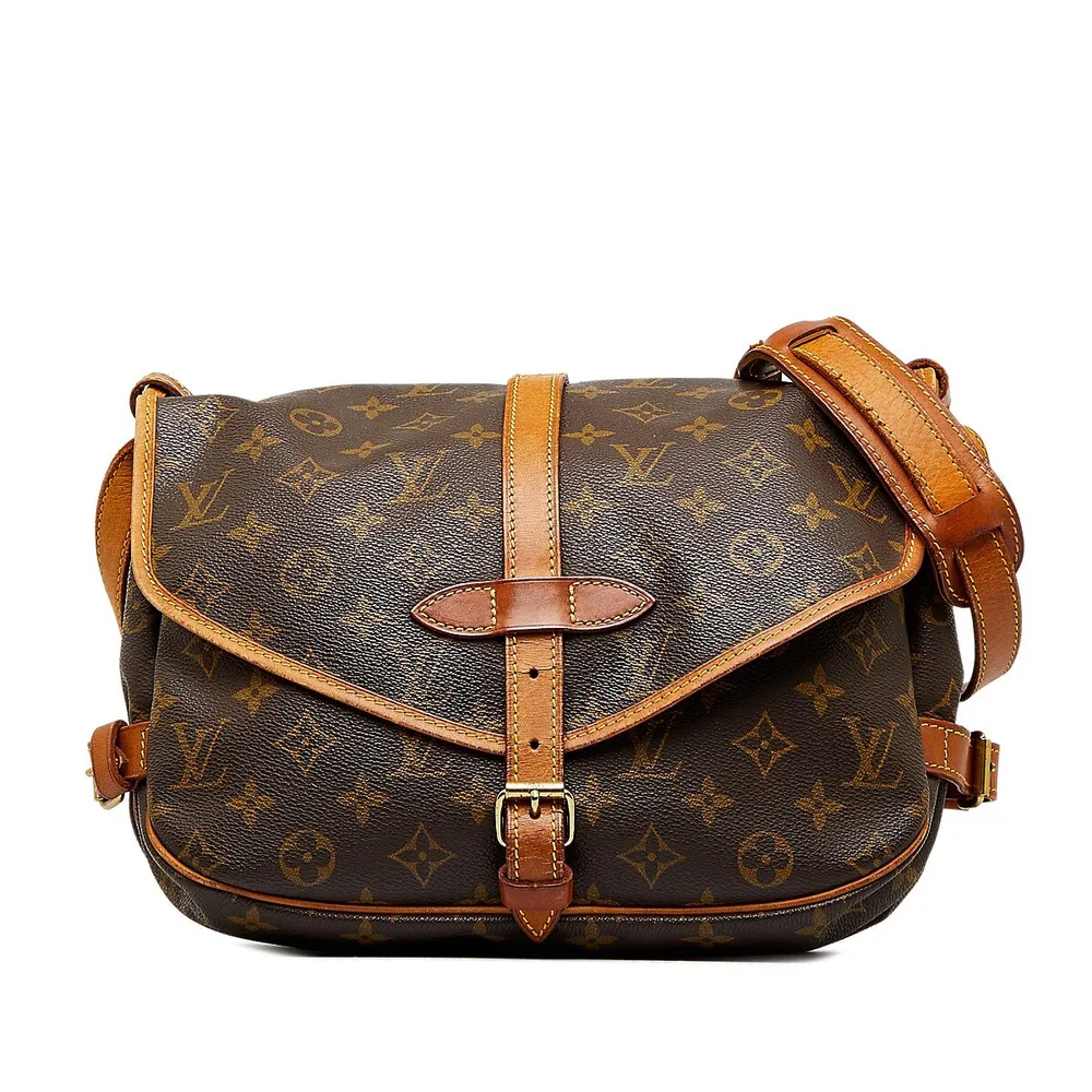 Louis Vuitton Pre-loved Monogram Saumur 30