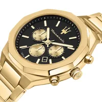 Stile 45mm Quartz Stainless Steel Watch In Yellow Gold/yellow Gold